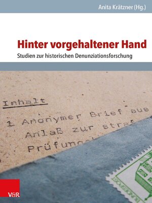 cover image of Hinter vorgehaltener Hand